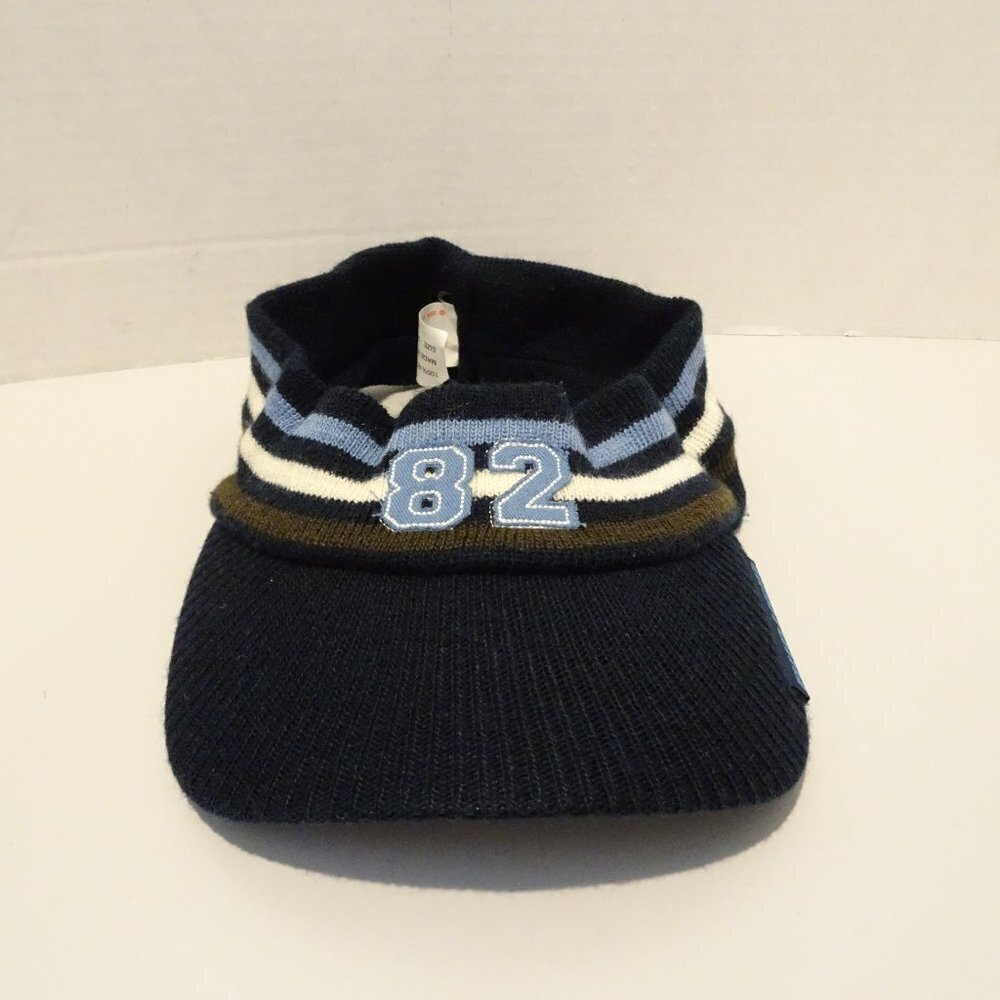 2004 BUD LIGHT VISOR ONE SIZE FITS ALL Blue Brown Striped #84 Official Product